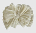 Ivory Ruffled Headband - Two & Gathered