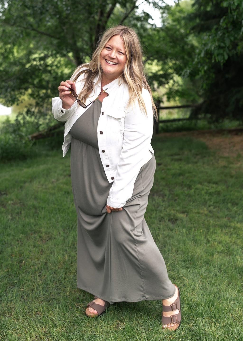 Jasmine Ribbed Maxi Dress - Two & Gathered