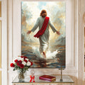 Jesus Christ Walking On Water Faith Wall Art IX - Two & Gathered