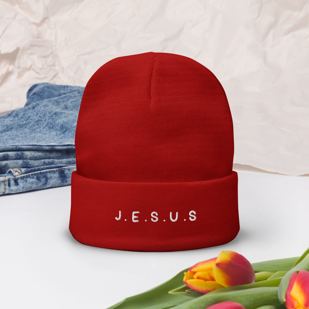 Jesus Embroidered Beanie - Two & Gathered