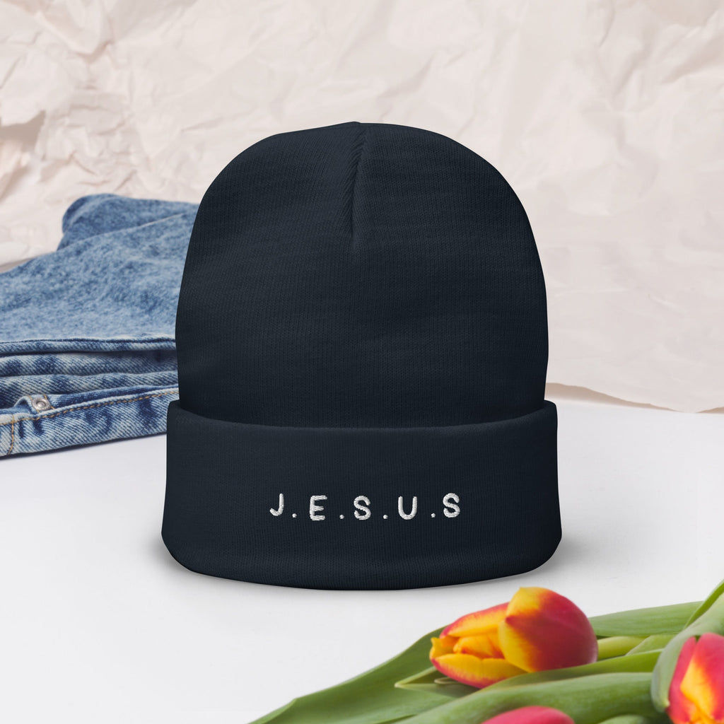 Jesus Embroidered Beanie - Two & Gathered