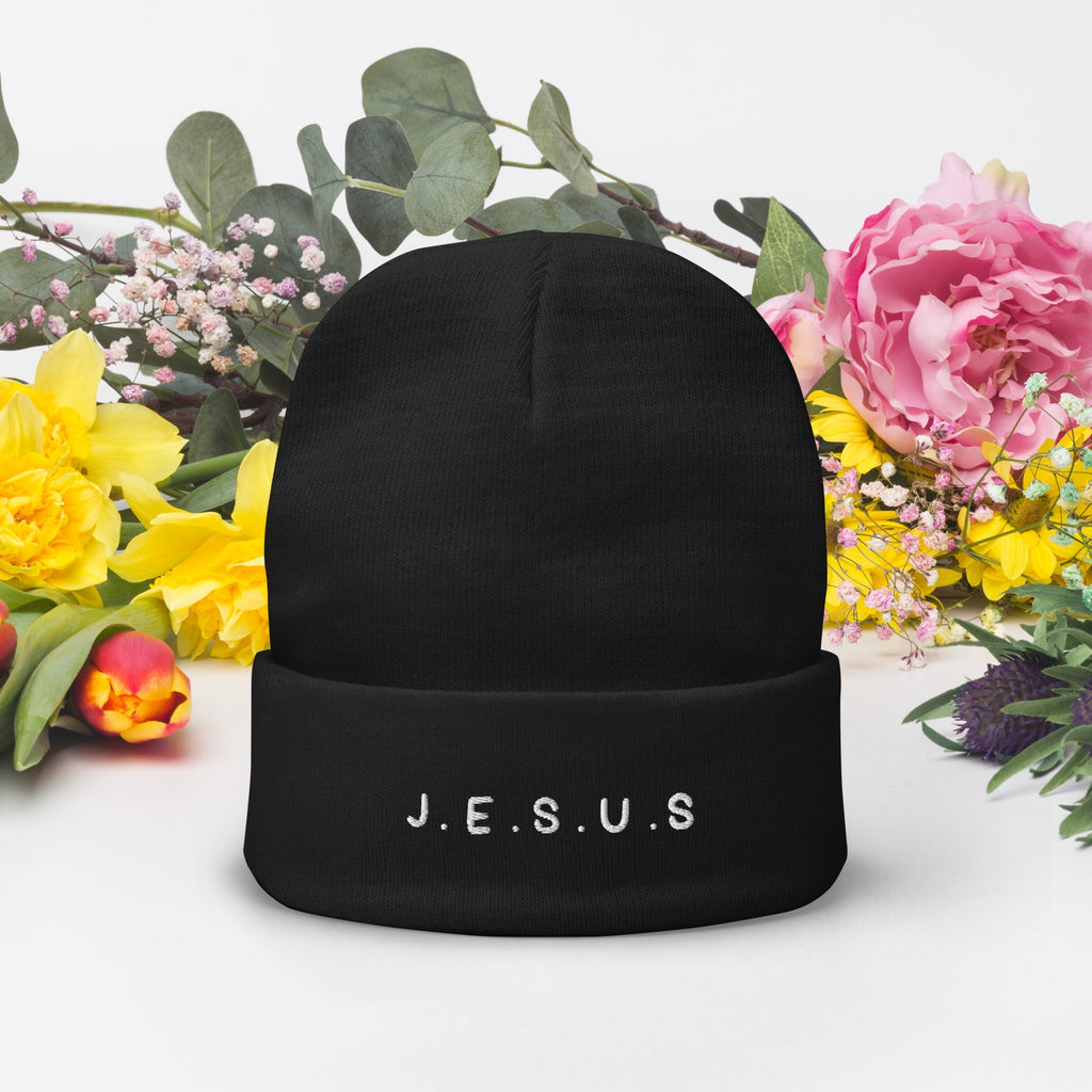 Jesus Embroidered Beanie - Two & Gathered