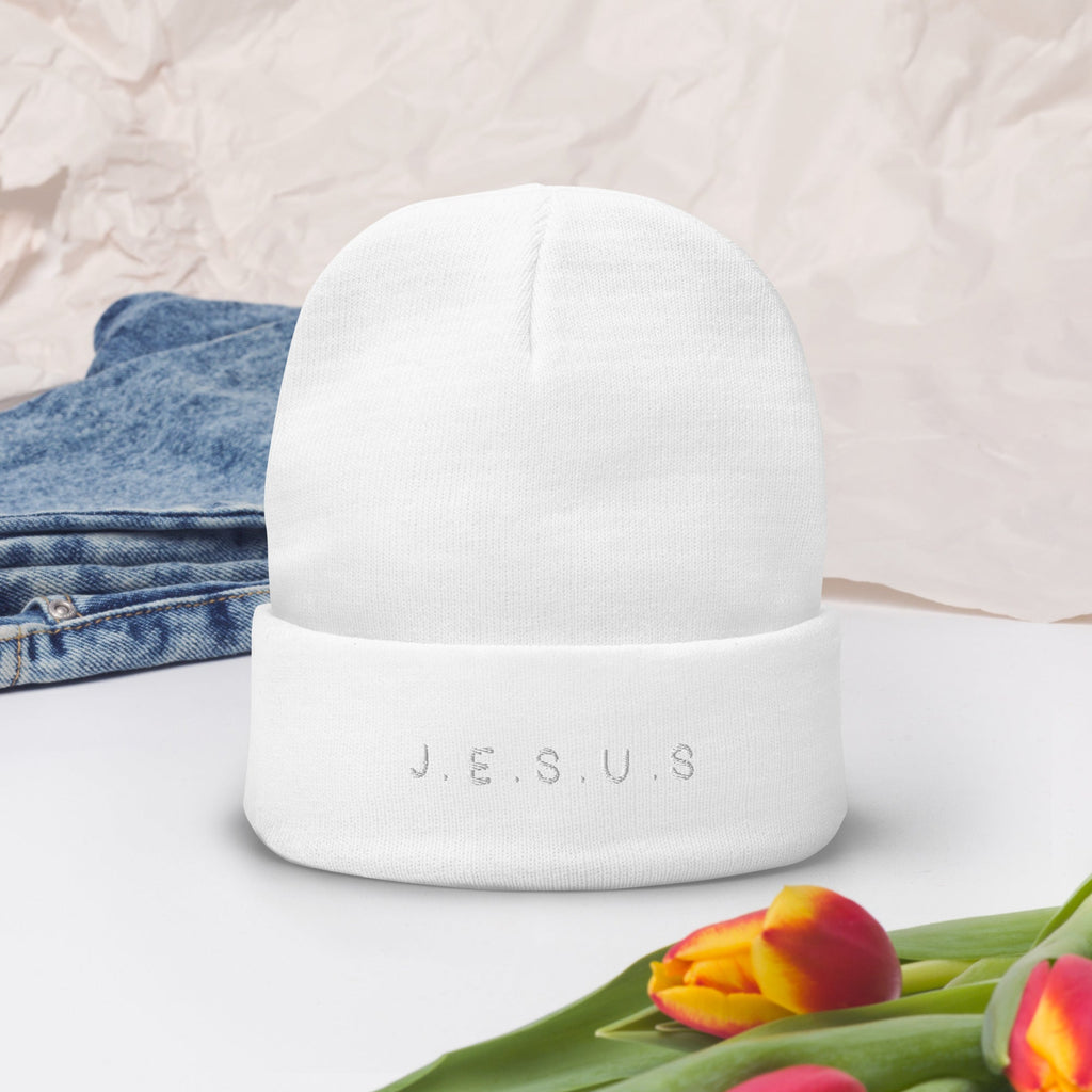 Jesus Embroidered Beanie - Two & Gathered