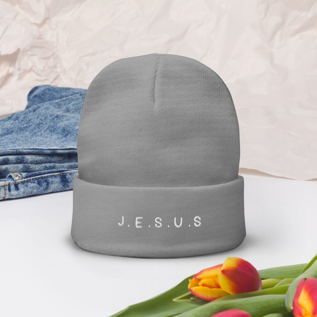 Jesus Embroidered Beanie - Two & Gathered