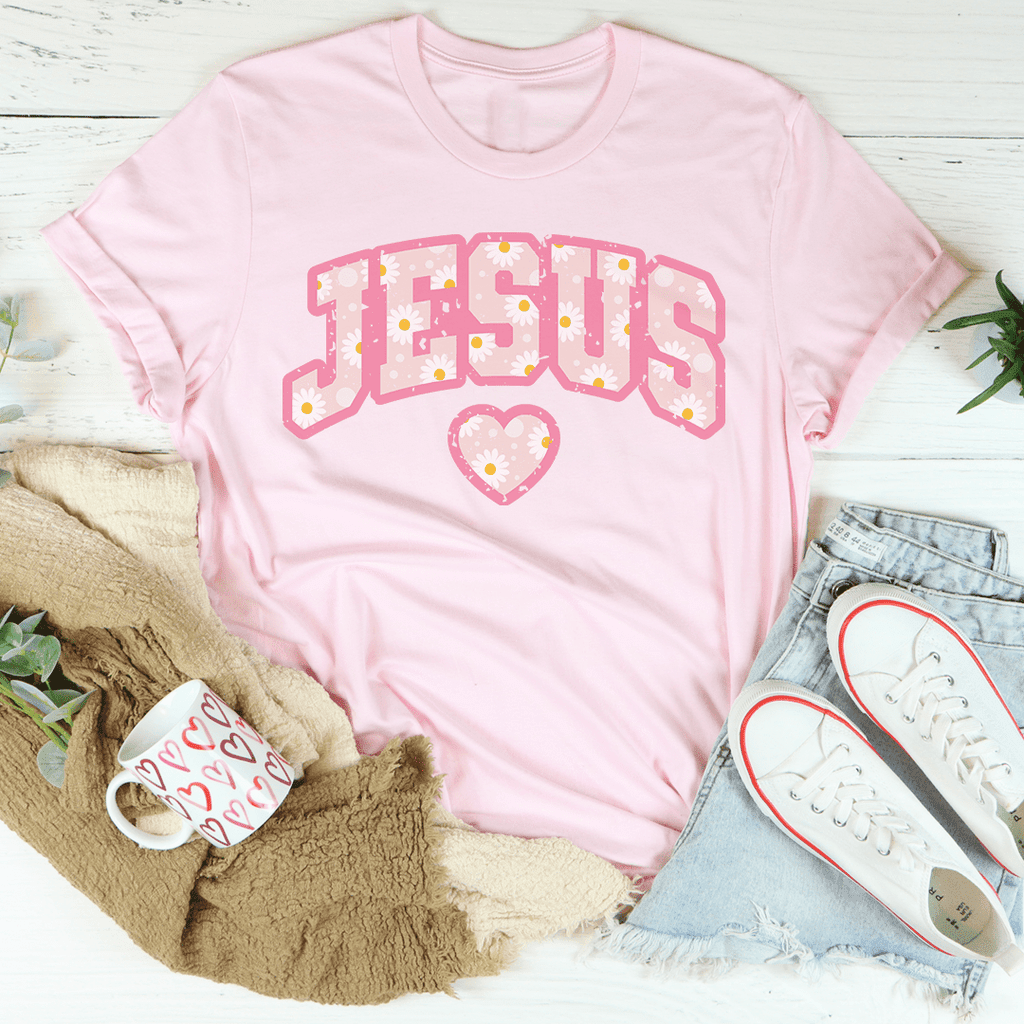 Jesus Floral T-Shirt - Two & Gathered