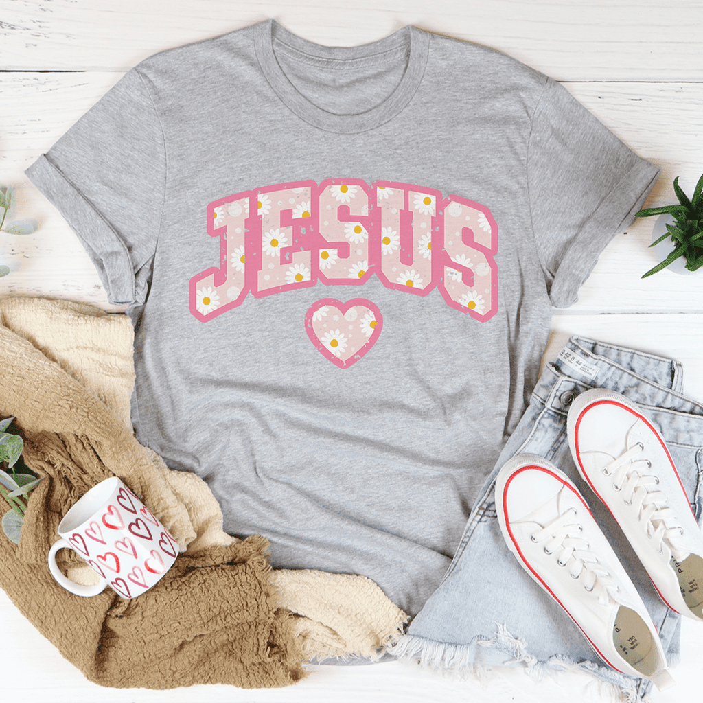 Jesus Floral T-Shirt - Two & Gathered