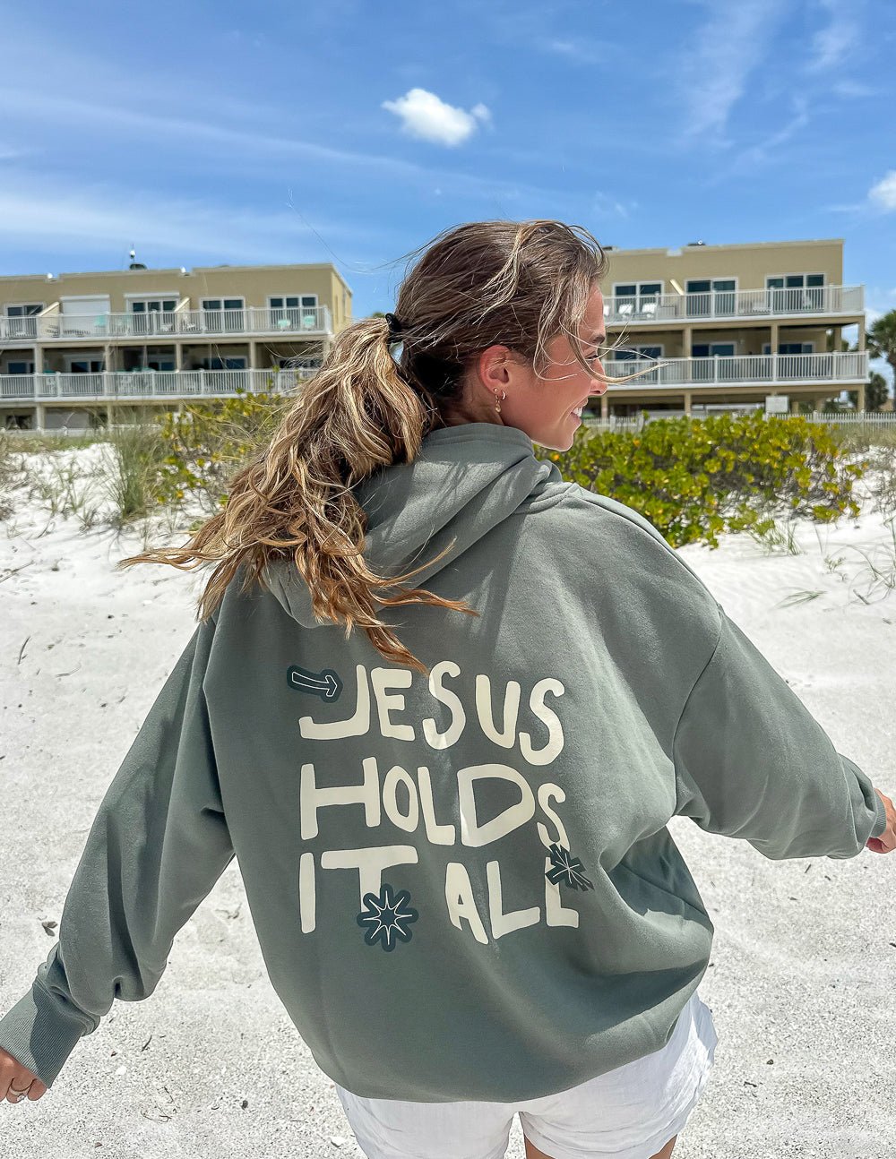 Jesus Holds It All Unisex Hoodie - Two & Gathered