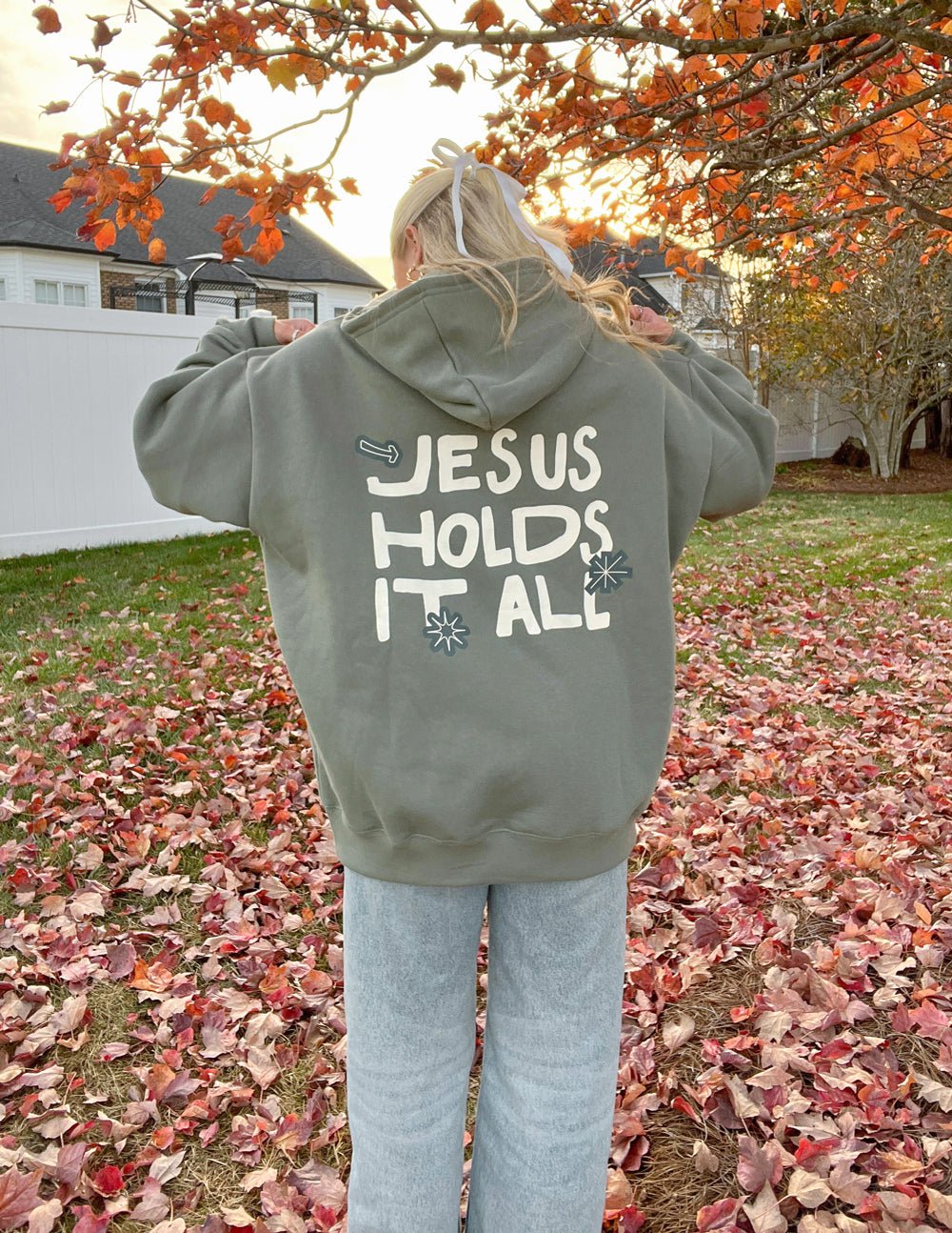 Jesus Holds It All Unisex Hoodie - Two & Gathered