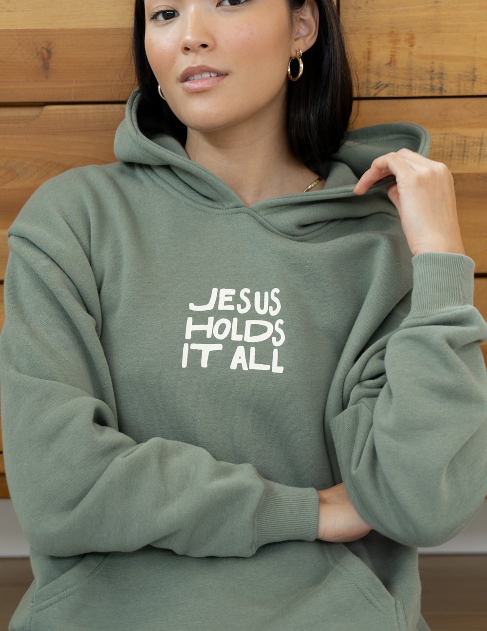 Jesus Holds It All Unisex Hoodie - Two & Gathered