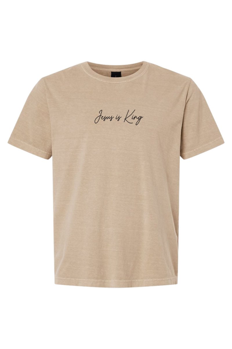 Jesus is King 1 Unisex Garment - Dyed Tee - Two & Gathered