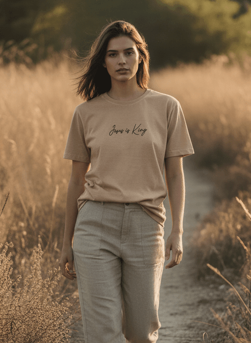 Jesus is King 1 Unisex Garment - Dyed Tee - Two & Gathered