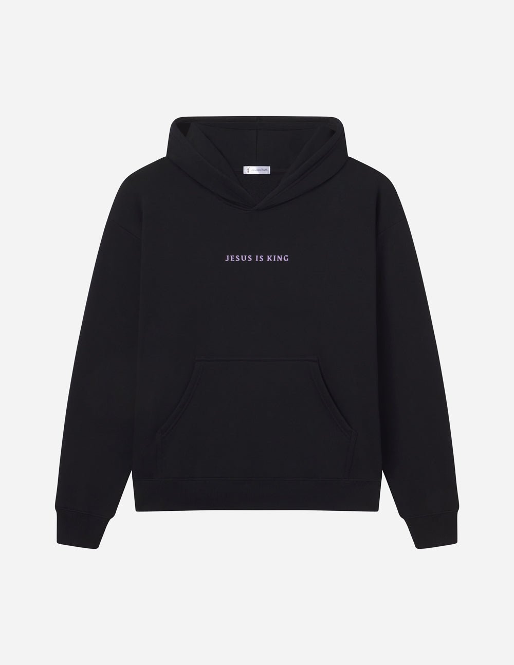 Jesus Is King Black Unisex Hoodie - Two & Gathered