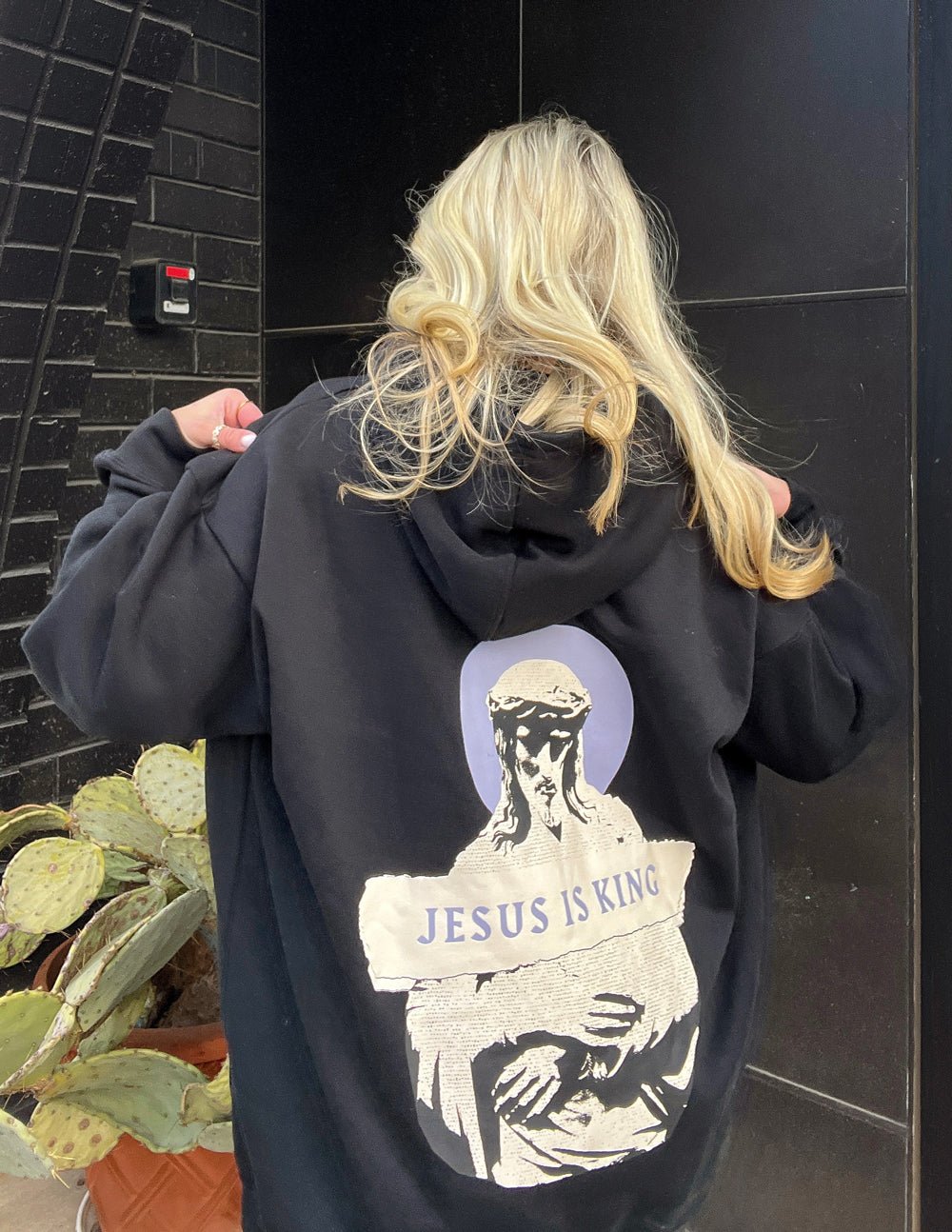 Jesus Is King Black Unisex Hoodie - Two & Gathered
