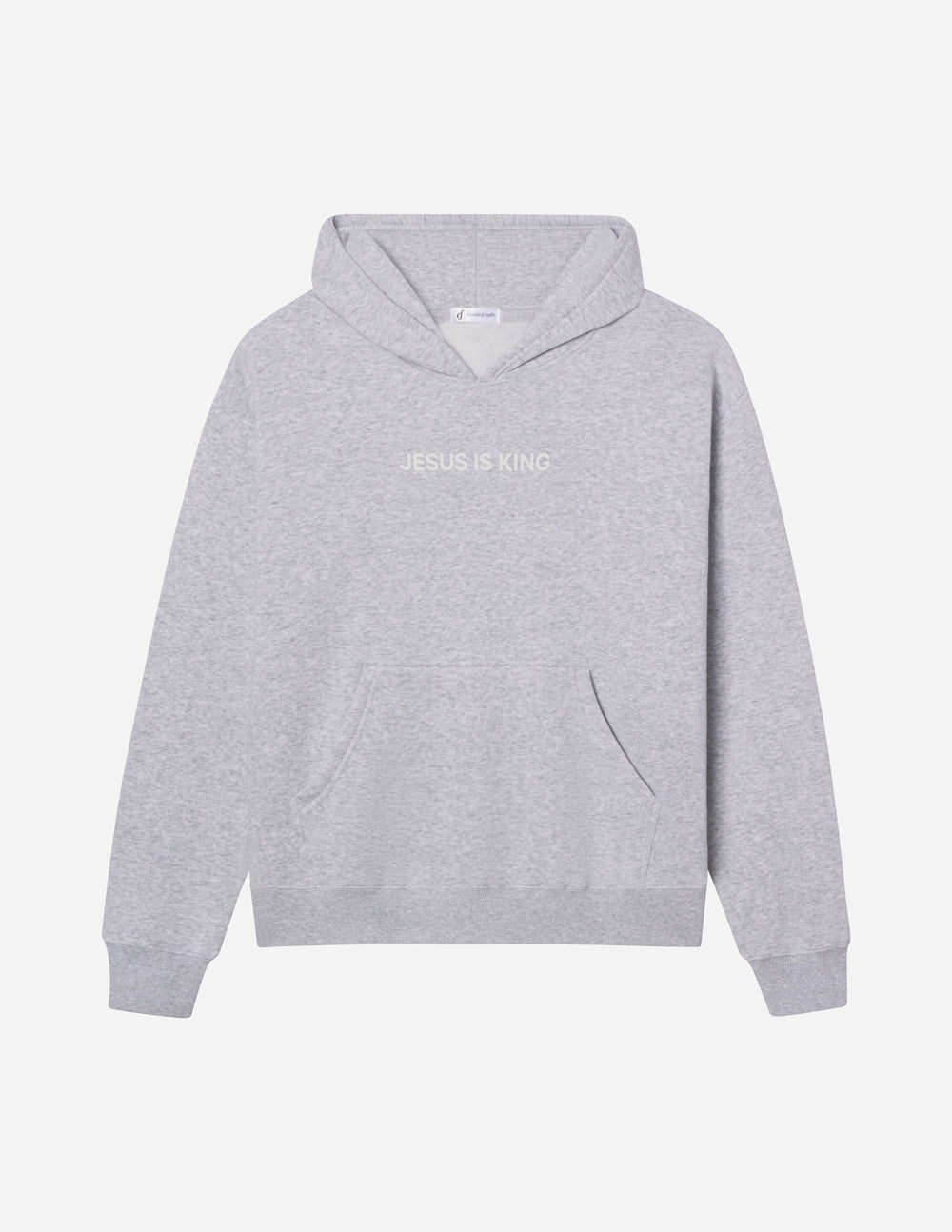 Jesus Is King Heather Grey Unisex Hoodie - Two & Gathered