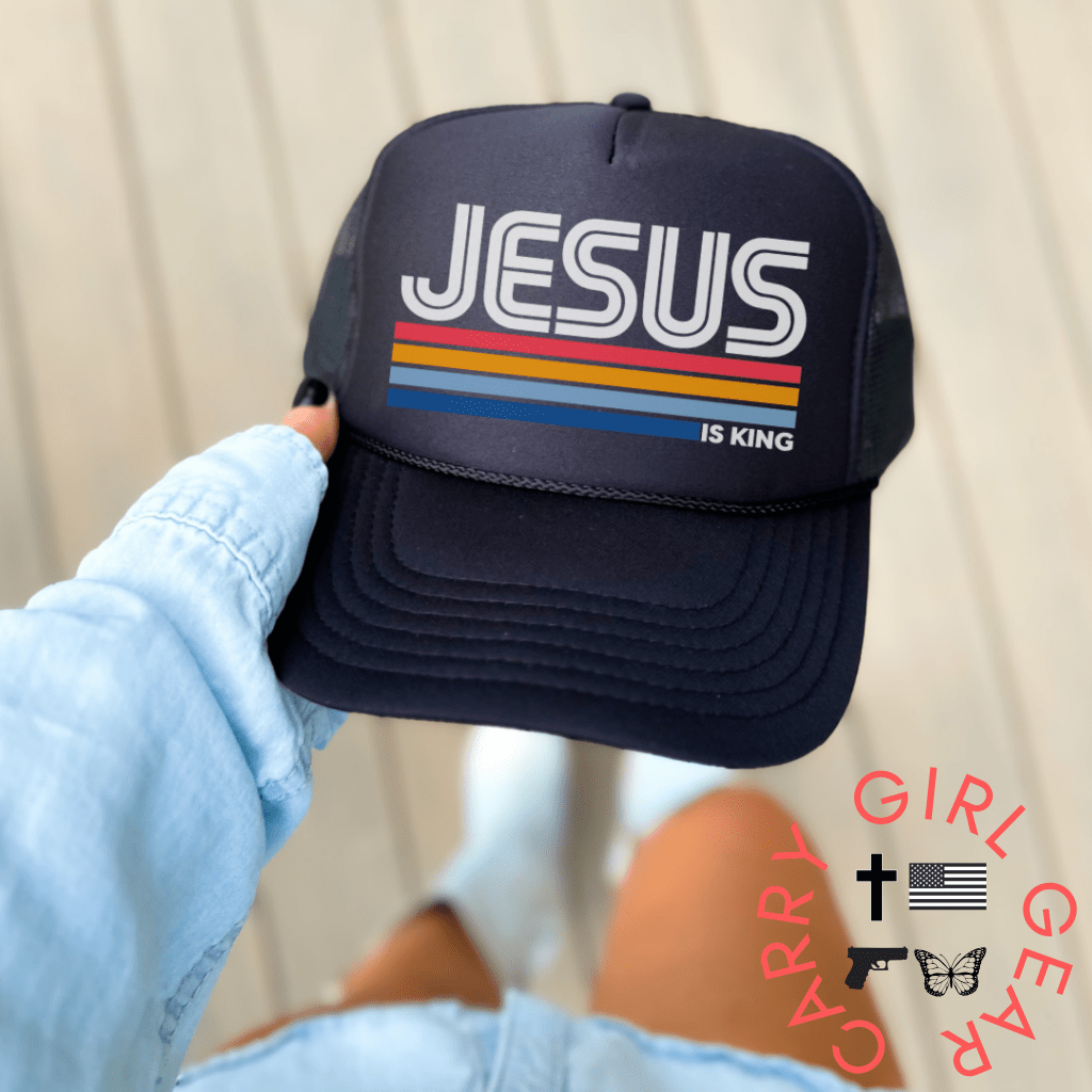 JESUS IS KING Trucker - Two & Gathered