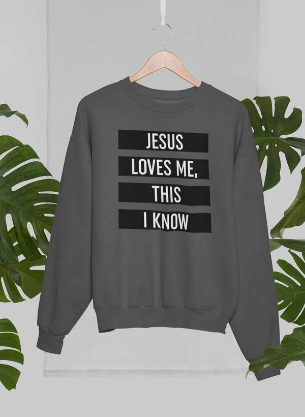 Jesus Loves Me This I Know Sweat Shirt - Two & Gathered