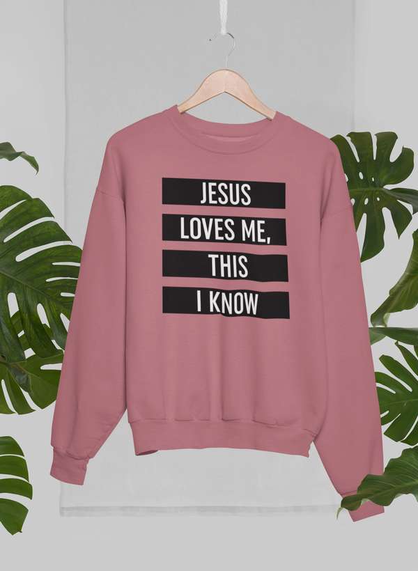 Jesus Loves Me This I Know Sweat Shirt - Two & Gathered