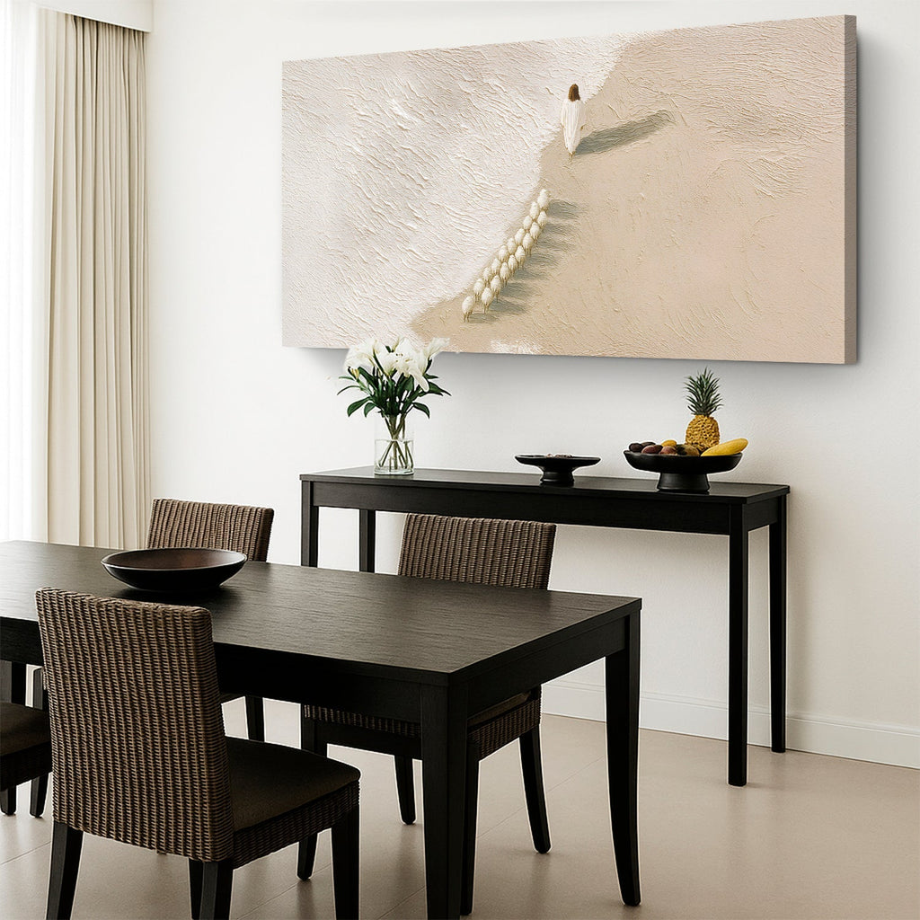 Jesus The Flock of Sheep Faith Wall Art - Two & Gathered