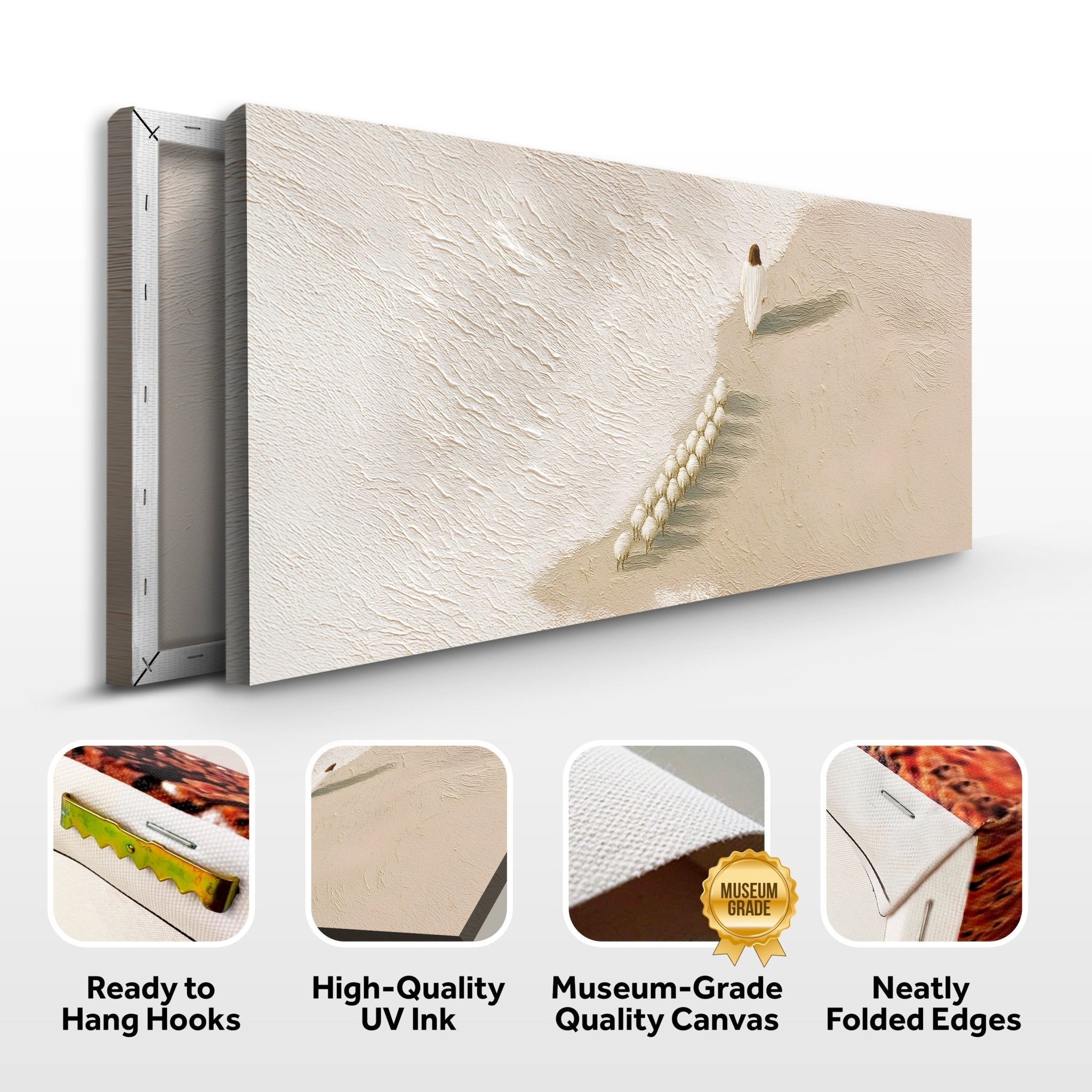 Jesus The Flock of Sheep Faith Wall Art - Two & Gathered