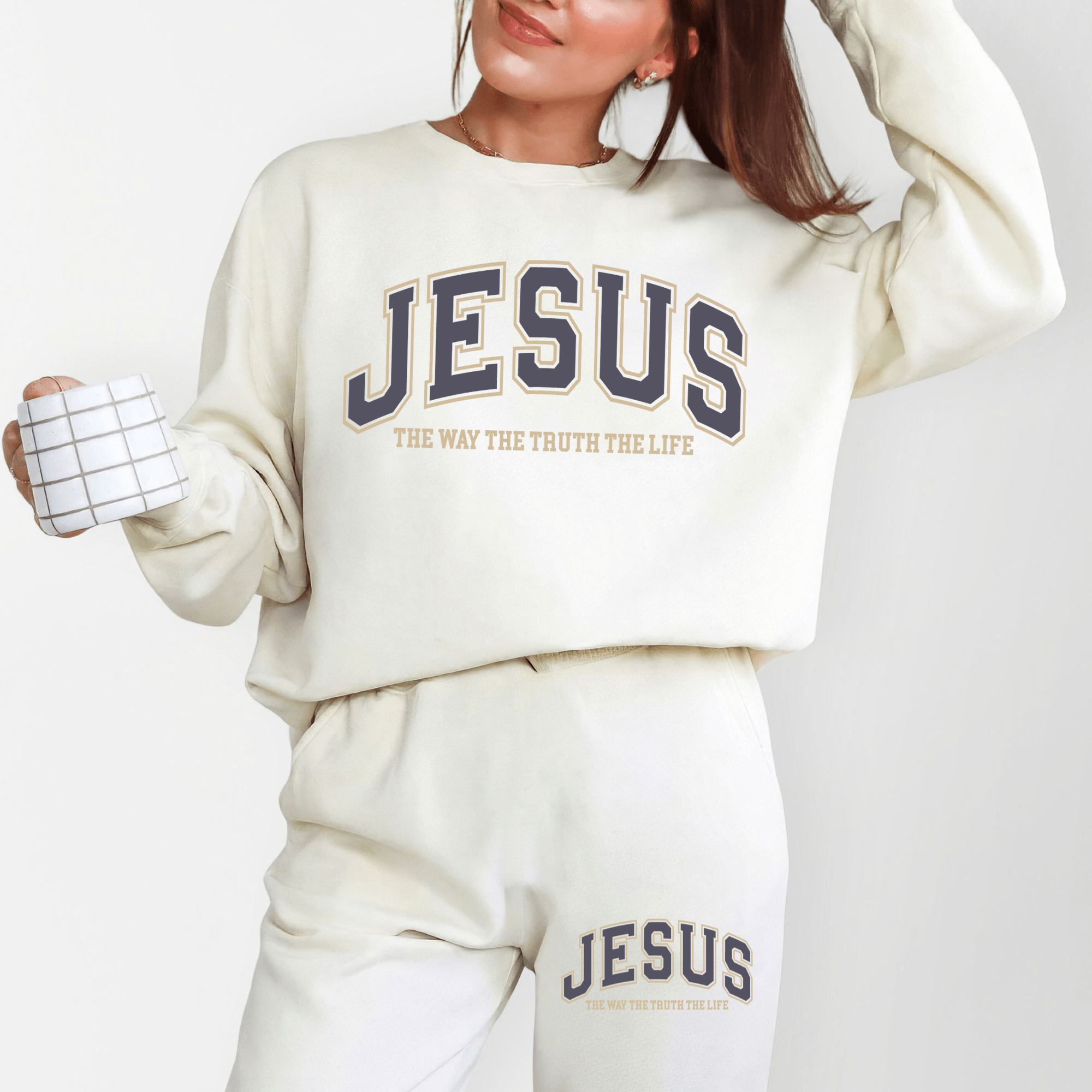 Jesus the way the truth & the Life FULL sweatsuit I Christian Apparel - Two & Gathered