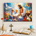 Jesus With Children Faith Wall Art IV - Two & Gathered