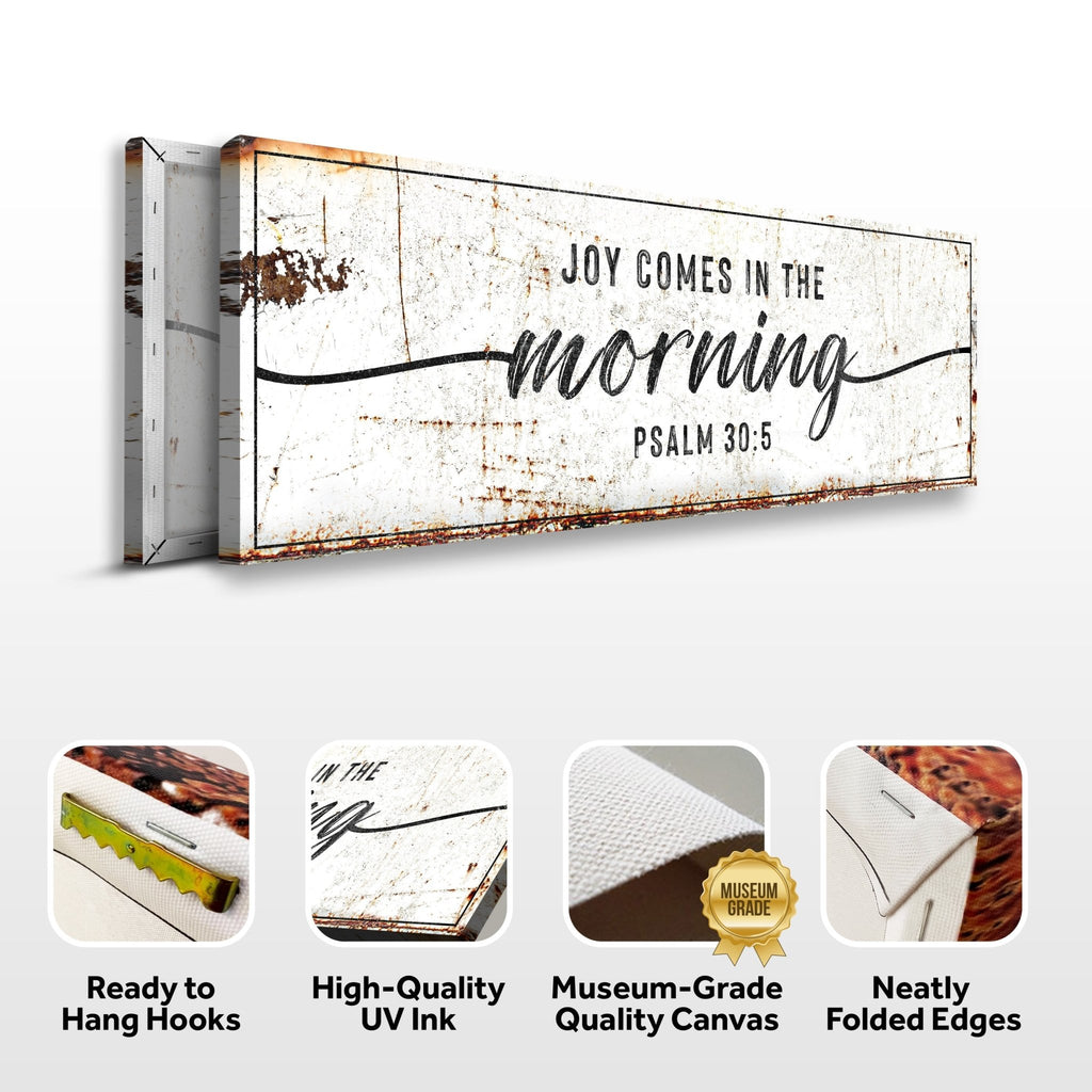 Joy Comes In The Morning Faith Sign - Two & Gathered