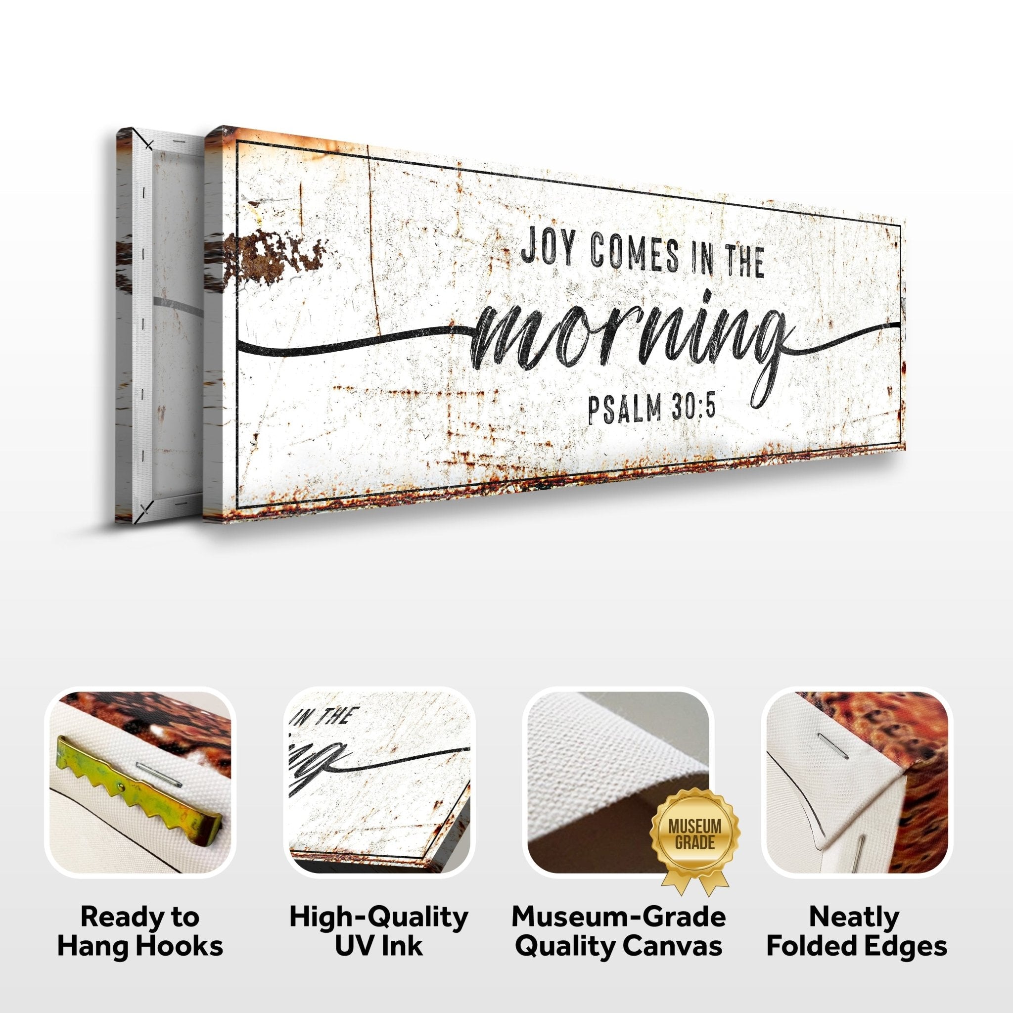 Joy Comes In The Morning Faith Sign - Two & Gathered