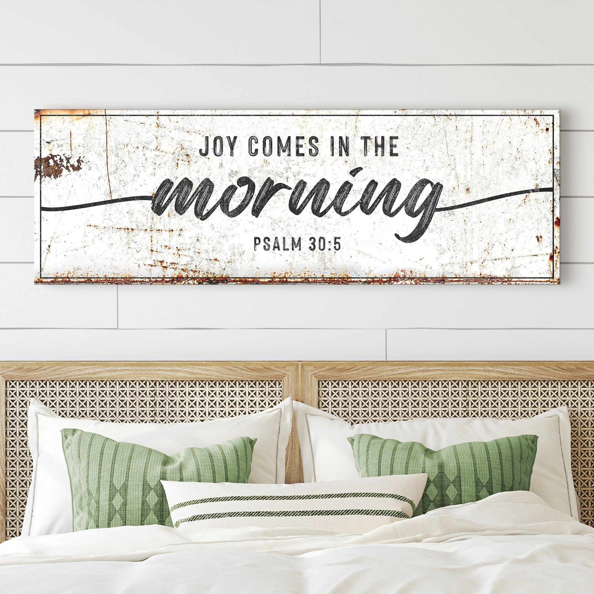 Joy Comes In The Morning Faith Sign - Two & Gathered