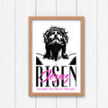 Kendall's Collection He is Risen Sign | Inspirational Wall Art | Christian Home Decor | Faith - Based Gift | Christian Decor for Living Room, Bedroom, or Office - Two & Gathered