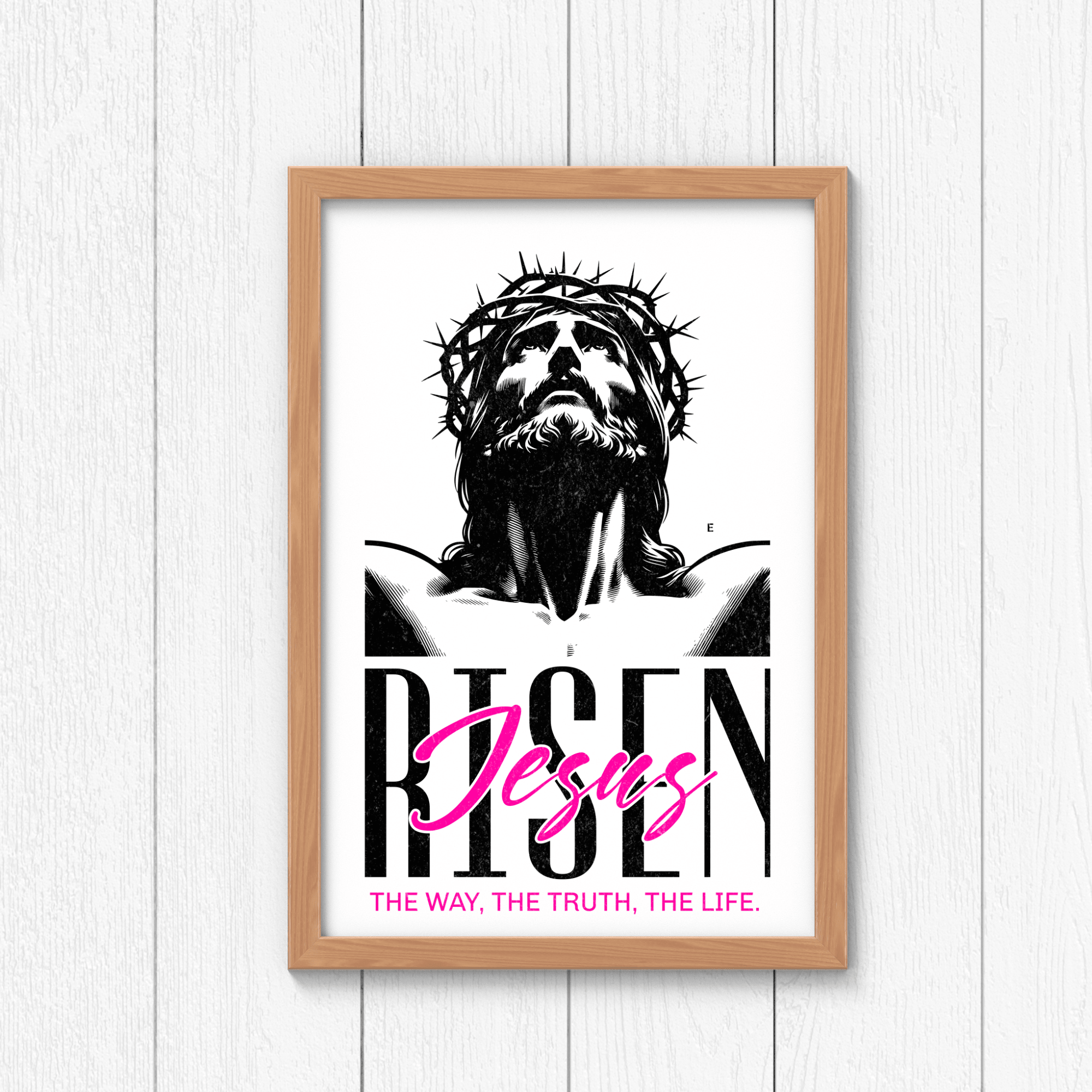 Kendall's Collection He is Risen Sign | Inspirational Wall Art | Christian Home Decor | Faith - Based Gift | Christian Decor for Living Room, Bedroom, or Office - Two & Gathered