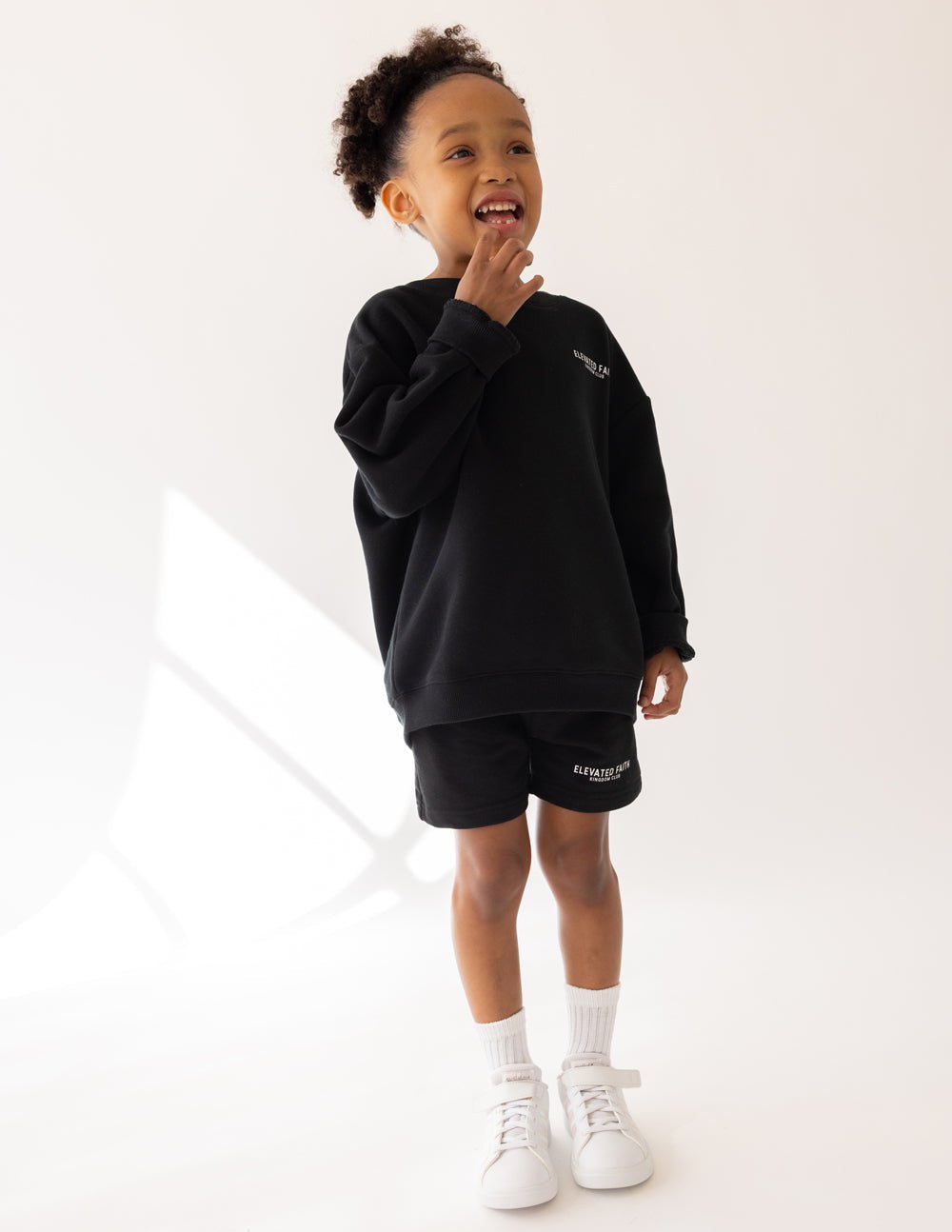 Kingdom Club Black Kids Crewneck - Two & Gathered