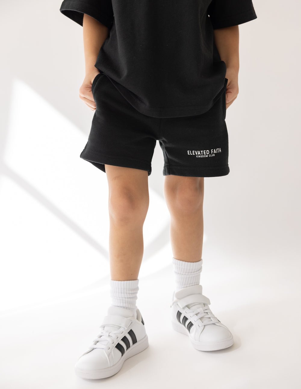 Kingdom Club Black Kids Short - Two & Gathered