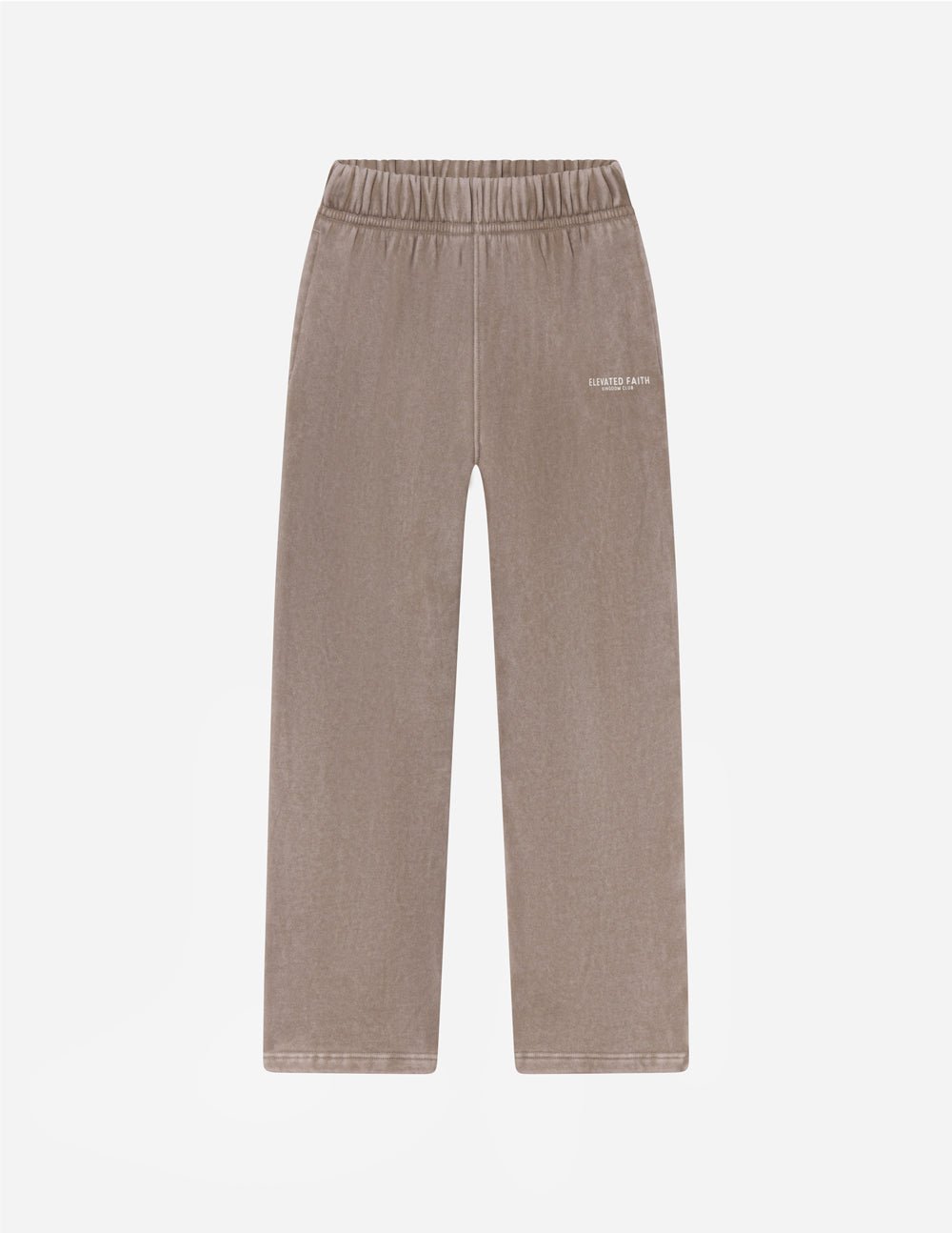 Kingdom Club Brown Wide Leg Sweatpant - Two & Gathered