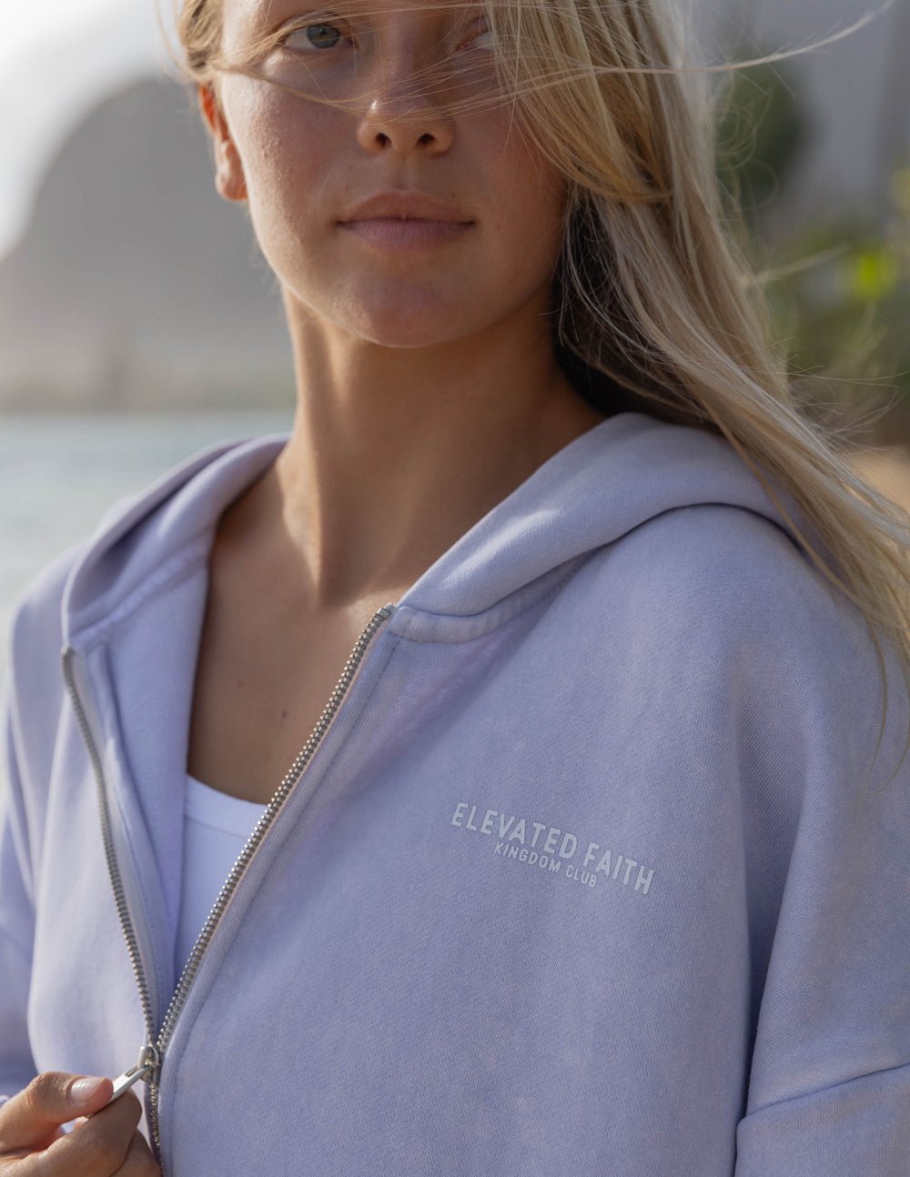 Kingdom Club Lavender Full - Zip Hoodie - Two & Gathered