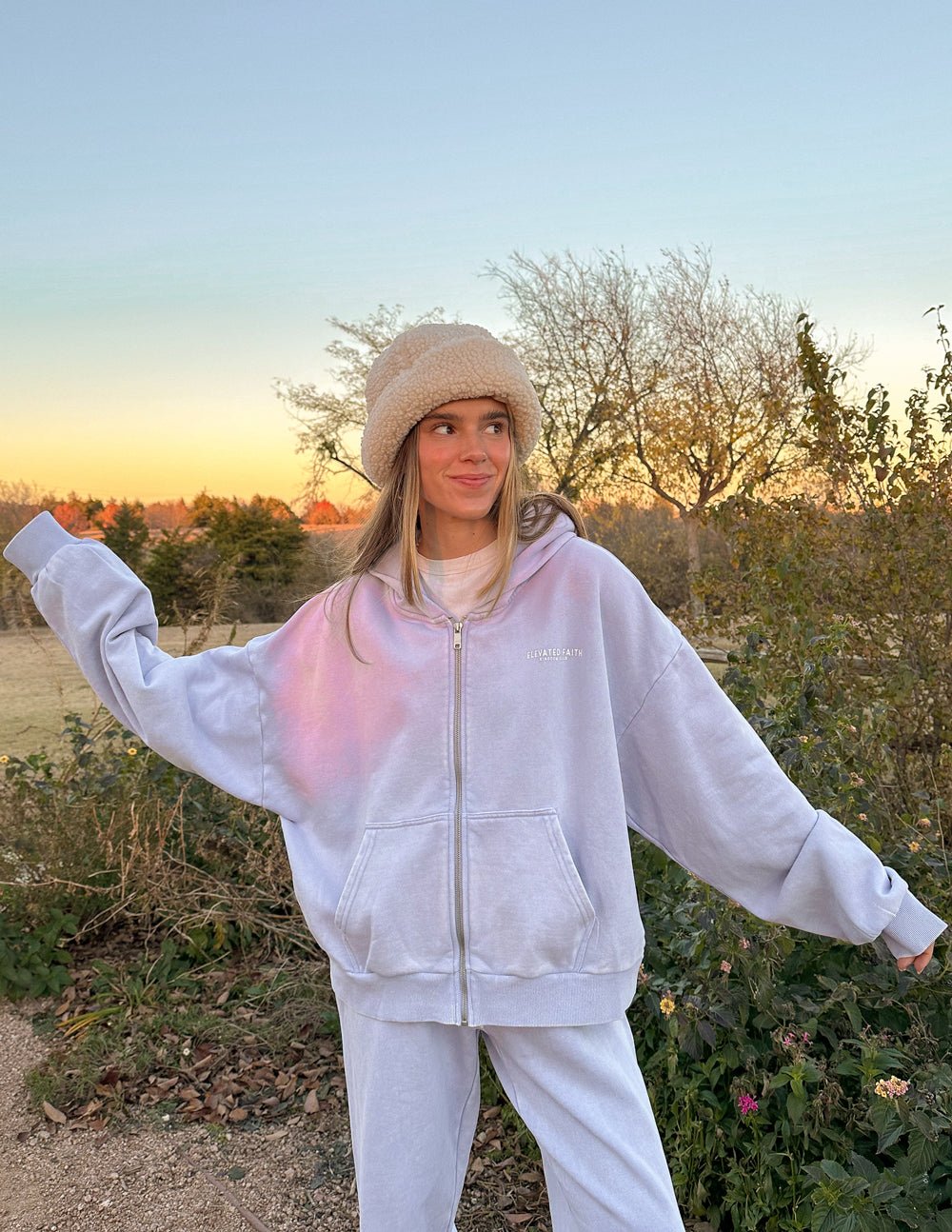 Kingdom Club Lavender Full - Zip Hoodie - Two & Gathered