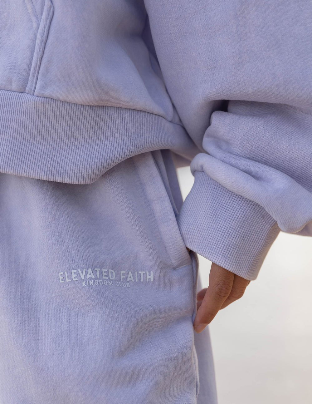 Kingdom Club Lavender Wide Leg Sweatpant - Two & Gathered