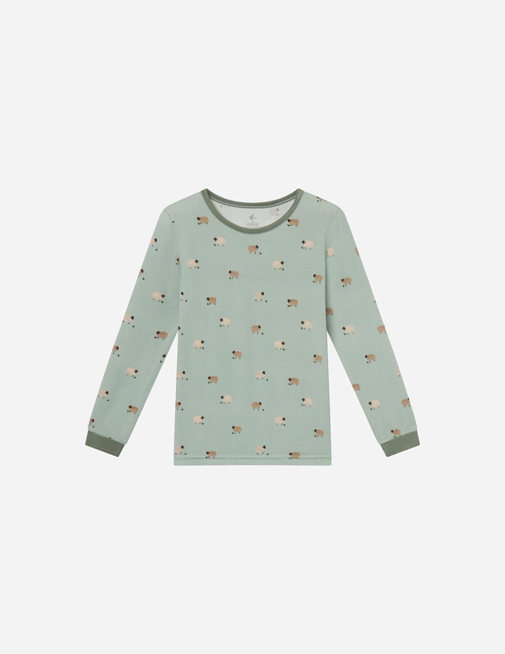 Lamb Bamboo Kids Pajama Set - Two & Gathered