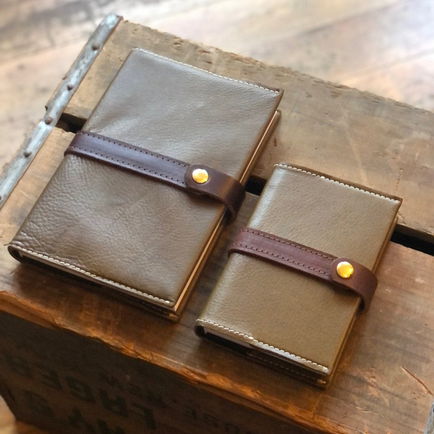 Leather Writer's Journal - USA Made - Two & Gathered
