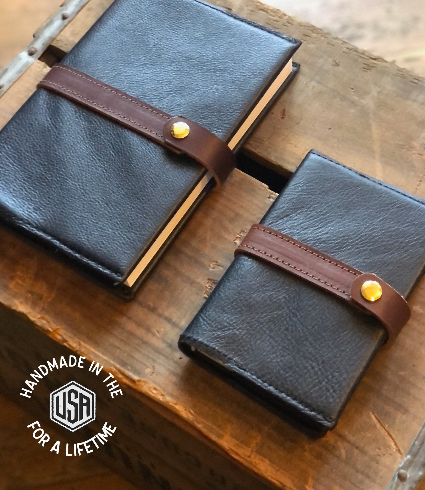Leather Writer's Journal - USA Made - Two & Gathered
