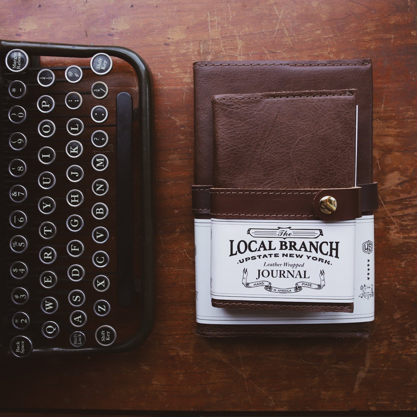 Leather Writer's Journal - USA Made - Two & Gathered