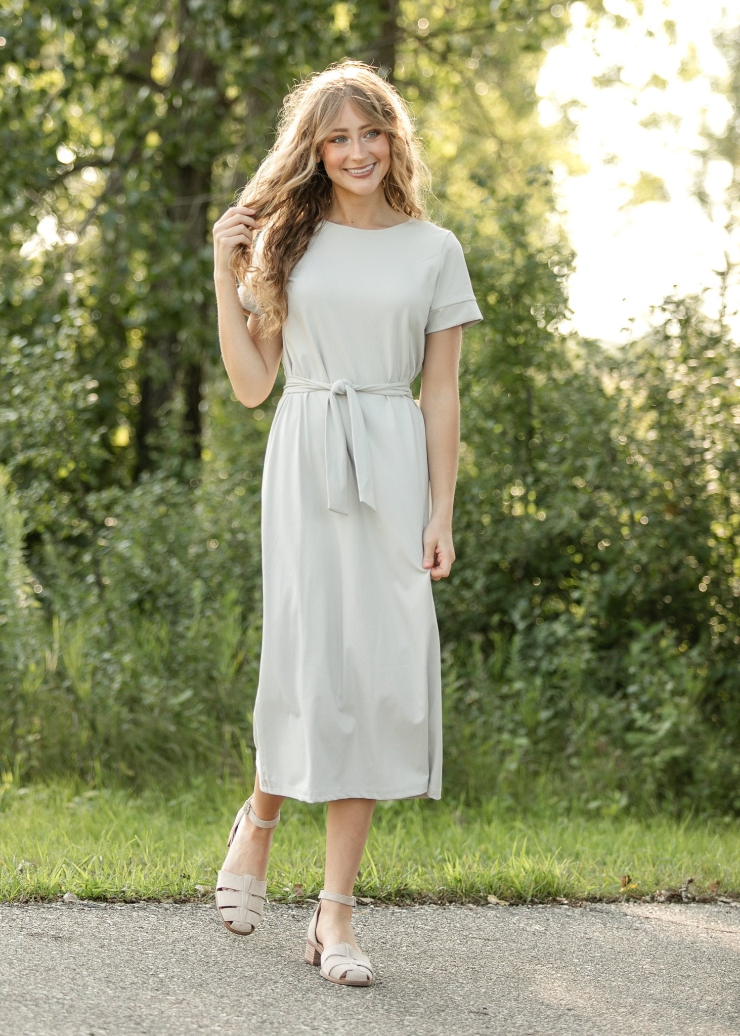 Lennox Classic Midi Dress - 46" - Two & Gathered