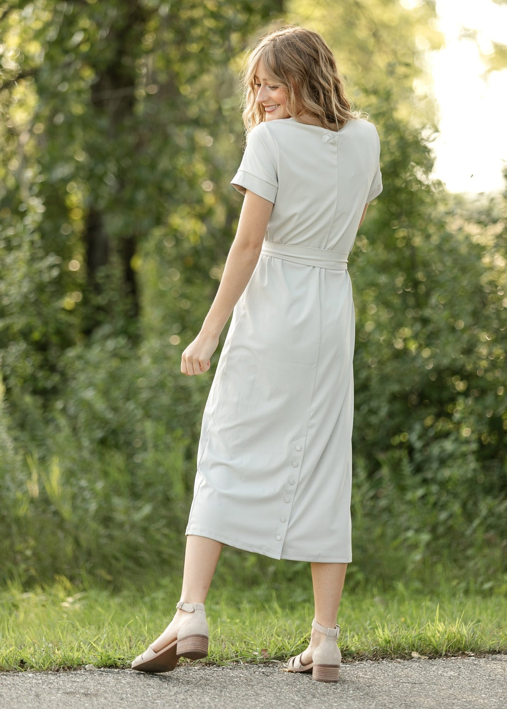 Lennox Classic Midi Dress - 46" - Two & Gathered