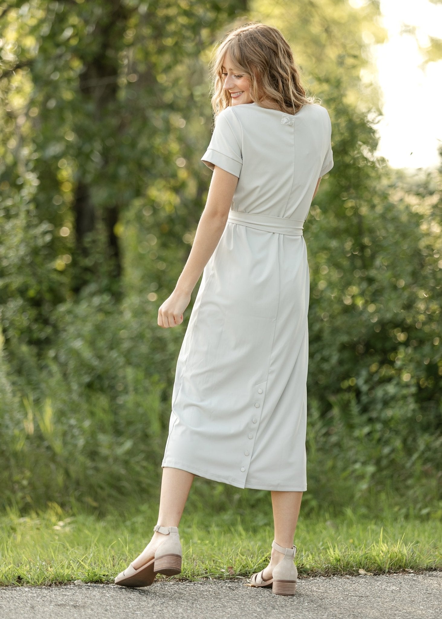 Lennox Classic Midi Dress - 46" - Two & Gathered