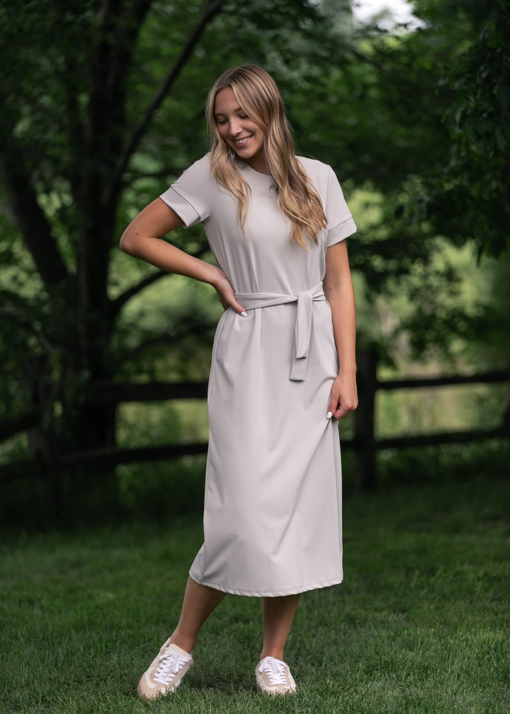Lennox Classic Midi Dress - 46" - Two & Gathered