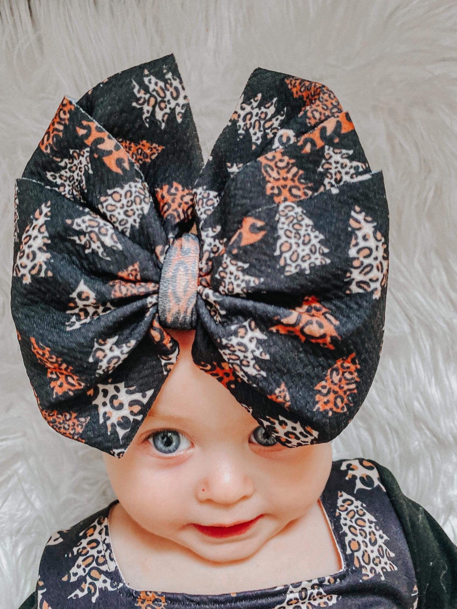 Leopard trees messy wrap - Two & Gathered