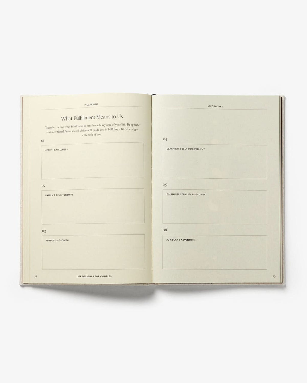 Life Designer Journal for Couples - Two & Gathered