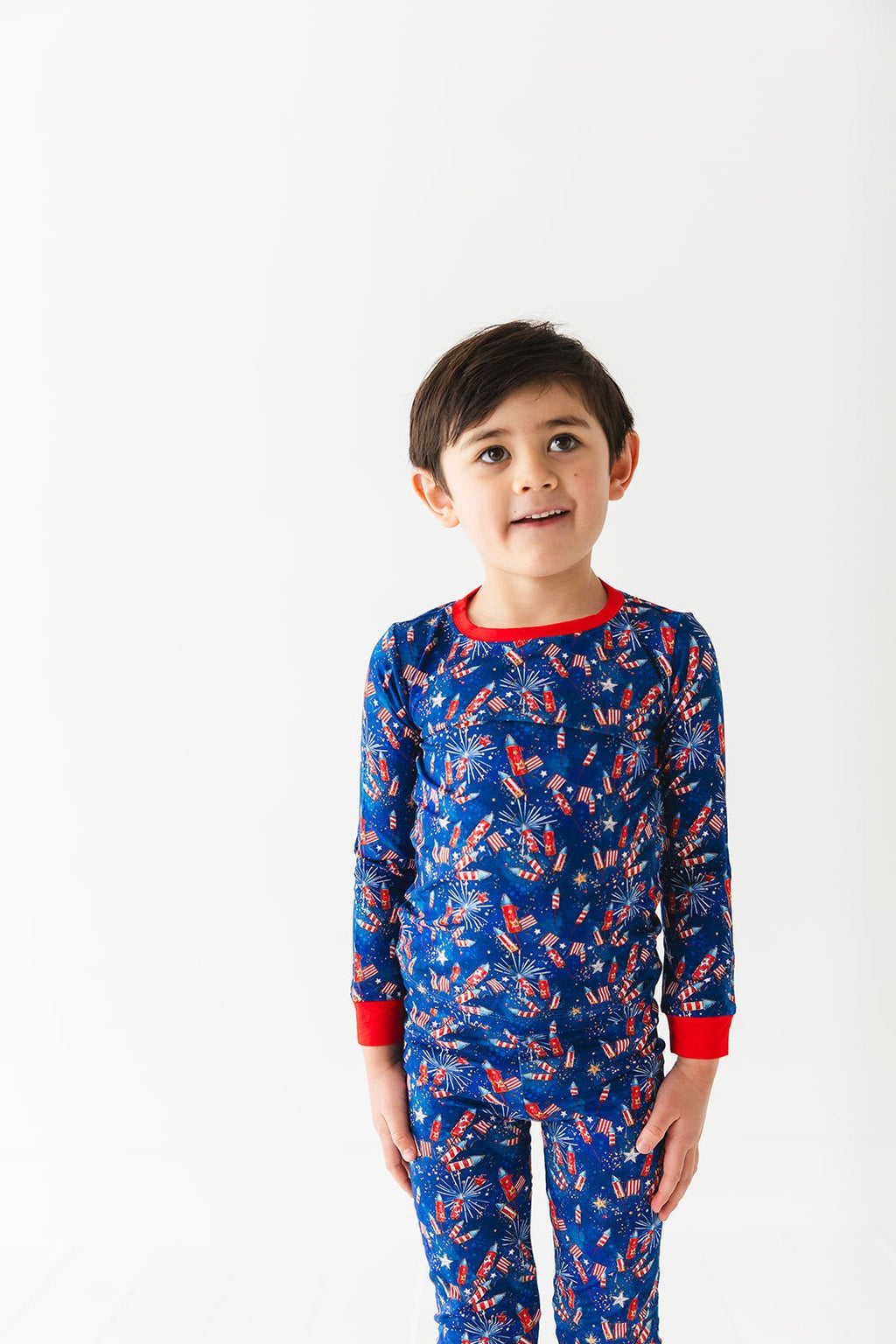 Little Firecracker Patriotic Firework Bamboo Set - Two & Gathered