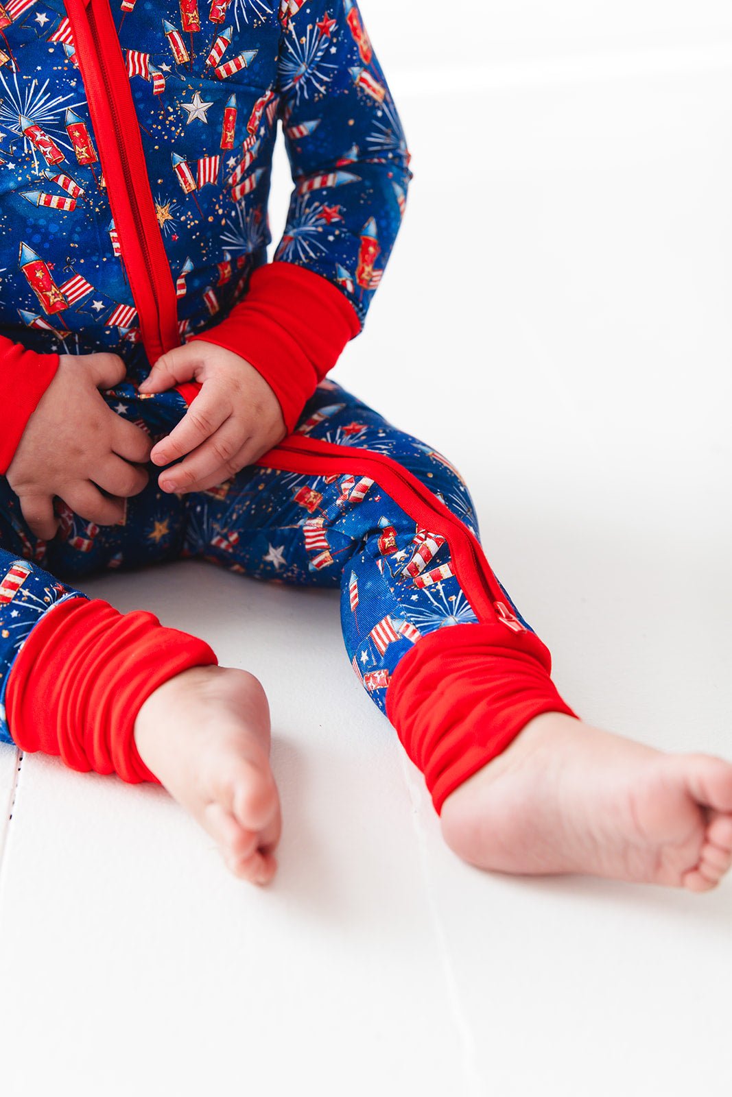 Little Firecracker Patriotic Firework Bamboo Zippy - Two & Gathered