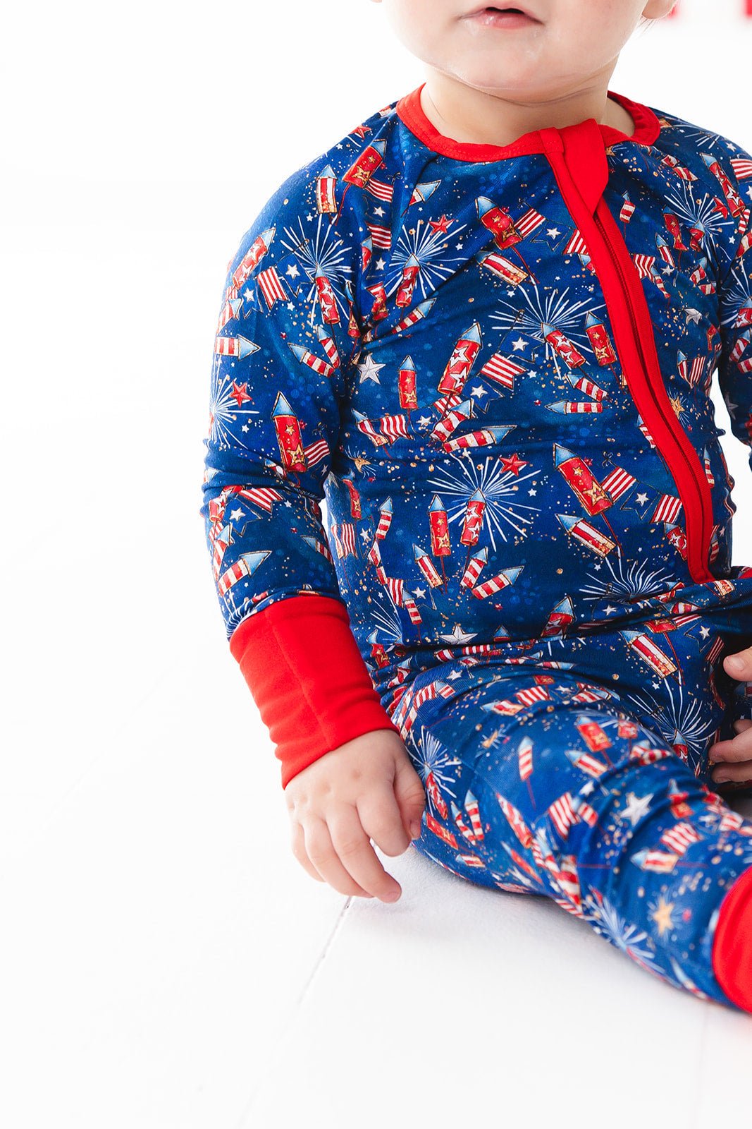 Little Firecracker Patriotic Firework Bamboo Zippy - Two & Gathered