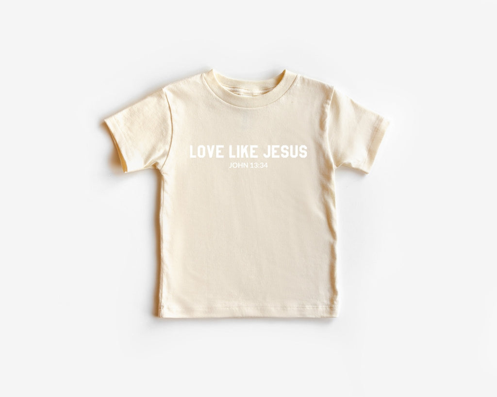 Love Like Jesus Christian Bible Baby and Toddler and Youth T shirt | Thanksgiving - Two & Gathered
